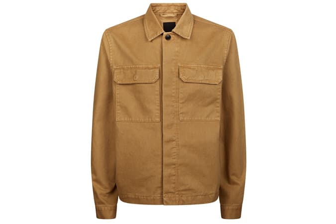 New Look Stone Utility Pocket Denim Shacket