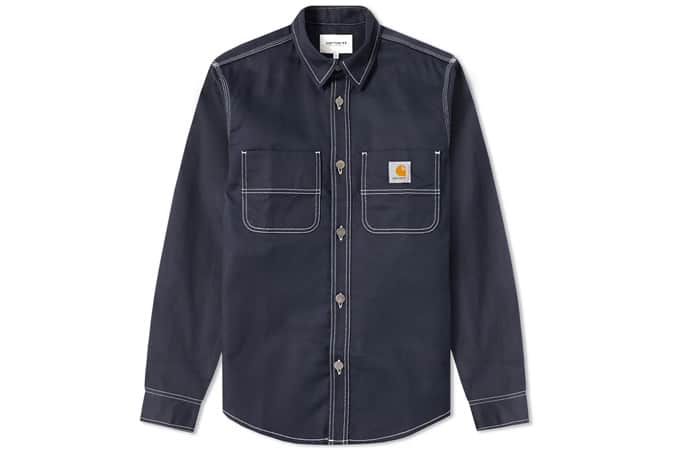 CARHARTT CHALK SHIRT JACKET