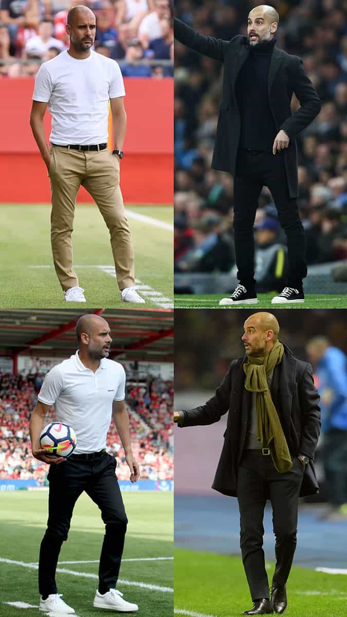 Pep Guardiola a style icon in his 40s