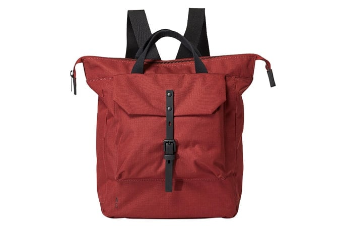Ally Capellino Frances Ripstop Nylon Backpack, Burgundy