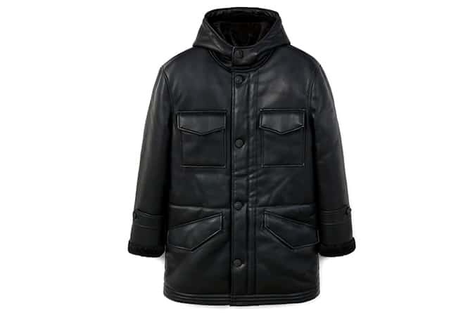 Mango Faux Faux shearling lining coat