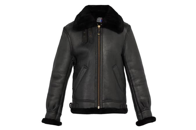 SCHOTT Shearling leather jacket