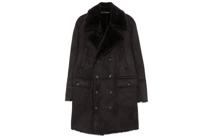 Zara DOUBLE-SIDED THREE-QUARTER-LENGTH COAT