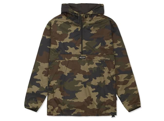 Nicce Linear Camo Cagoule