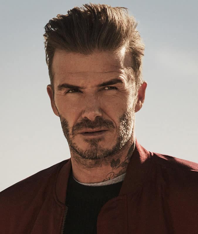 David Beckham's Best Hair Styles - Pompadour Haircut