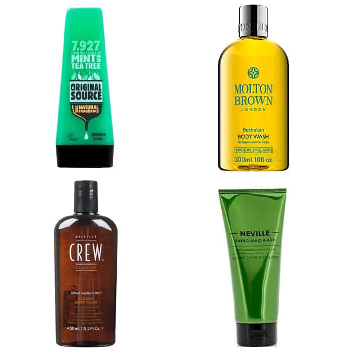 the best shower gels for a hangover