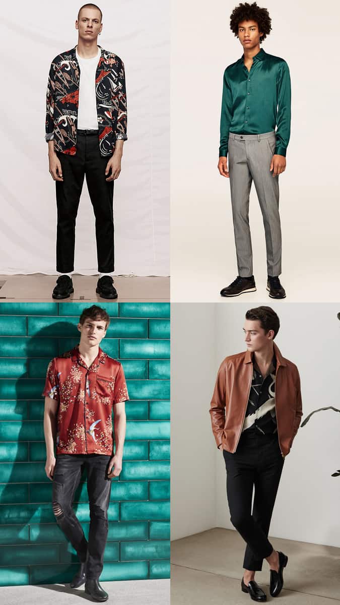 How men should wear silk shirts