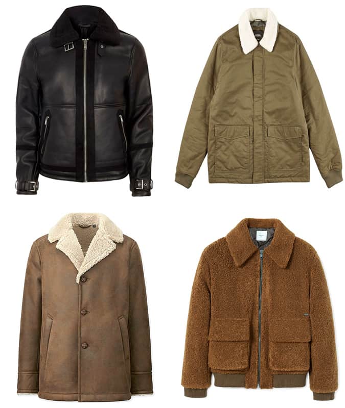 The best faux shearling jackets and coats for men