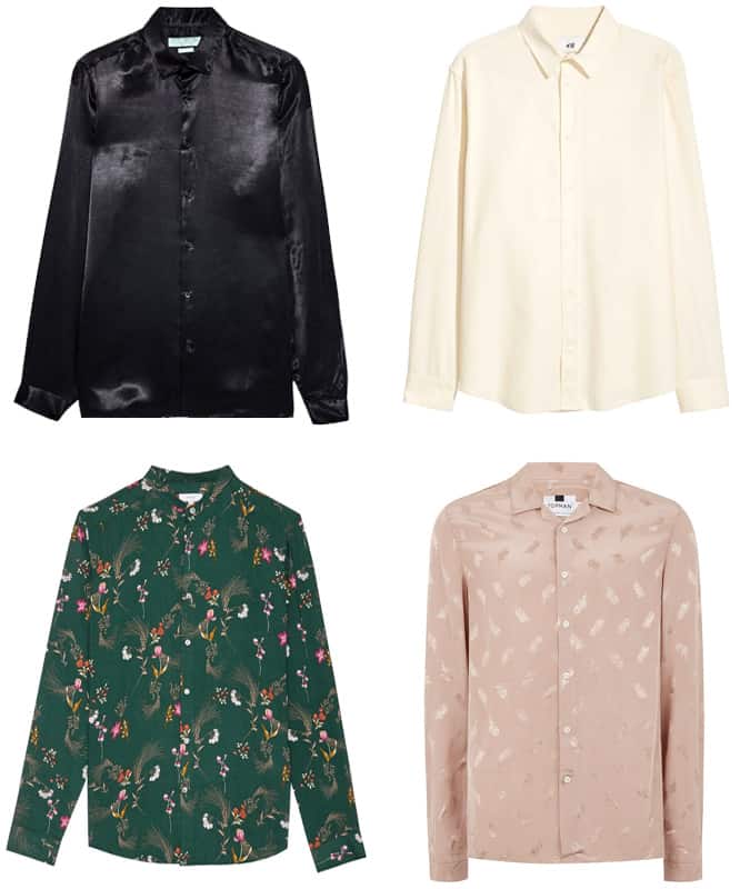 The best affordable silk and vicose shirts for men