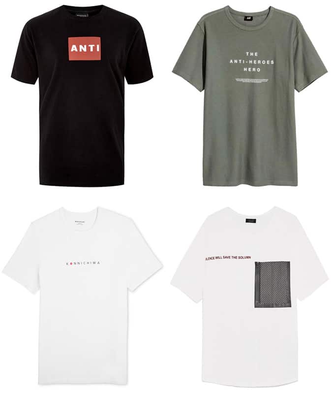 The best affordable slogan tees for men