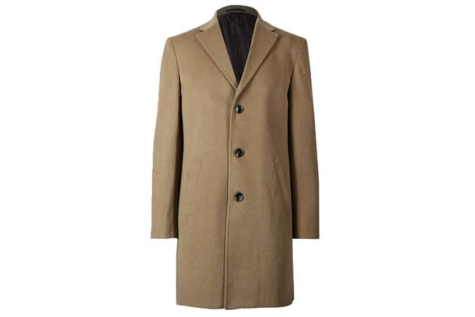 M&S Collection Wool Blend Revere Coat