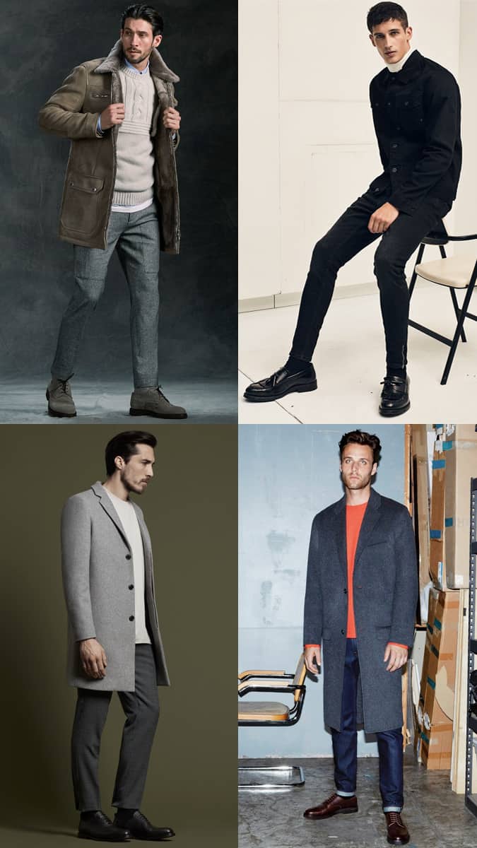 Men's Chunky Sole Shoes Outfit Inspiration Lookbook For Autumn/Winter 2017
