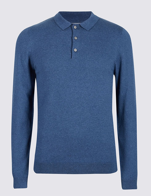 Cotton Rich Textured Polo Shirt