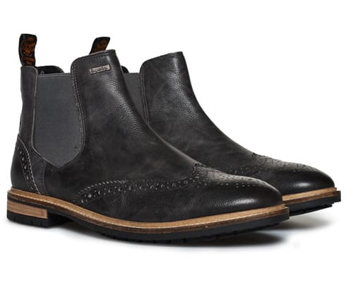 Brad Brogue Premium Chelsea Boots
