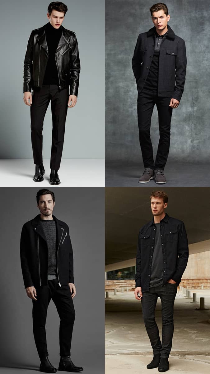 How to wear all black everything in winter