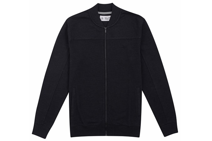 Original Penguin Textured Bomber Jacket