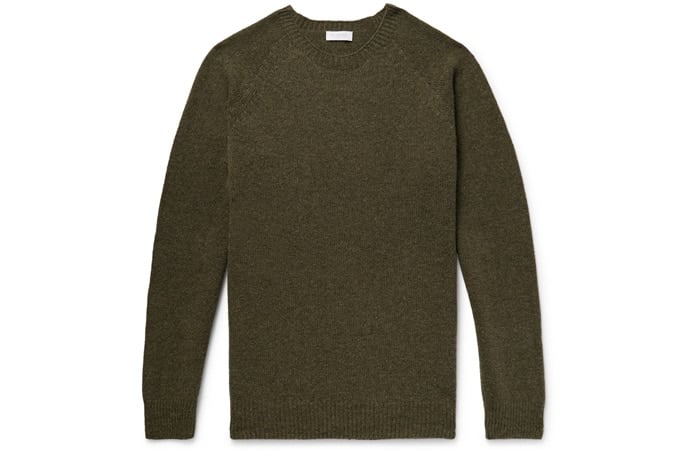 Sunspel Shetland Wool Sweater