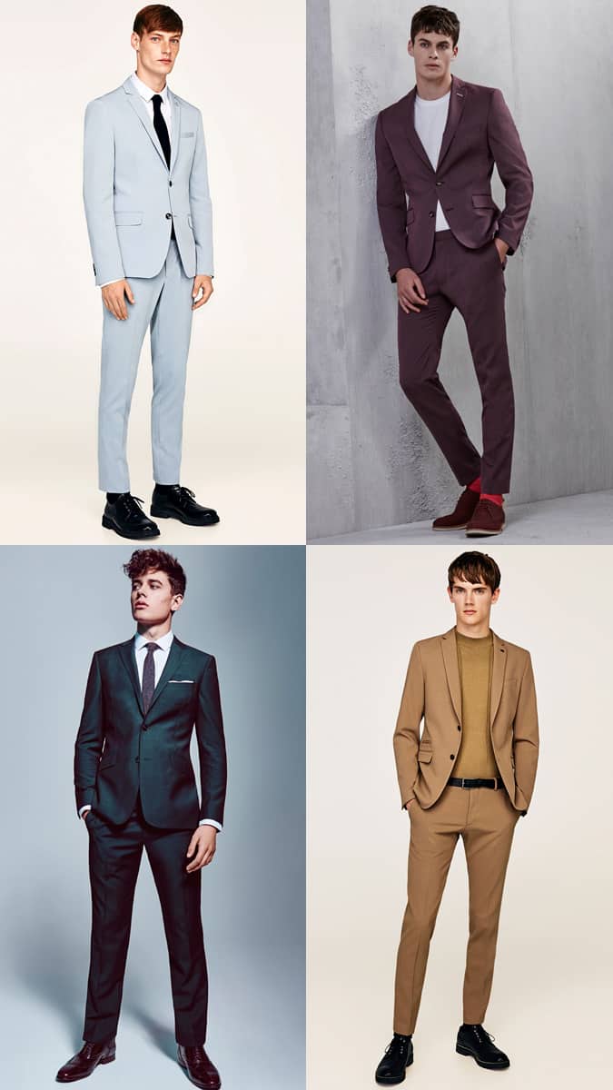 How to wear colourful suits for men