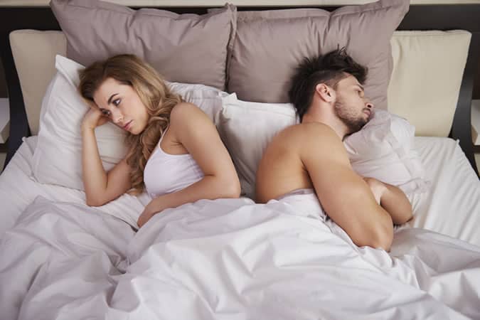 Low T levels can cause a lower sex drive and erectile dysfunction