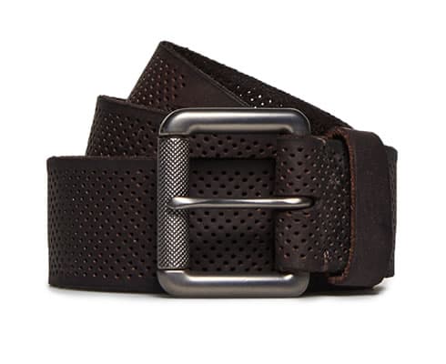 Master Perforated Leather Belt