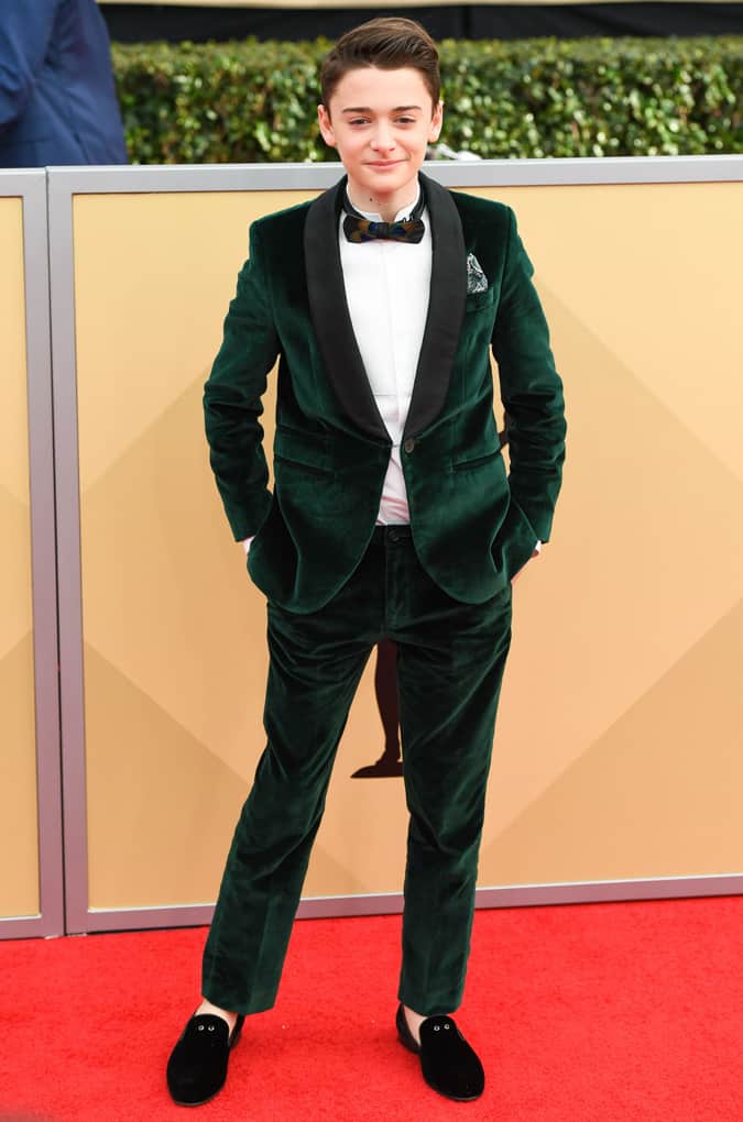 Noah Schnapp At The SAG Awards