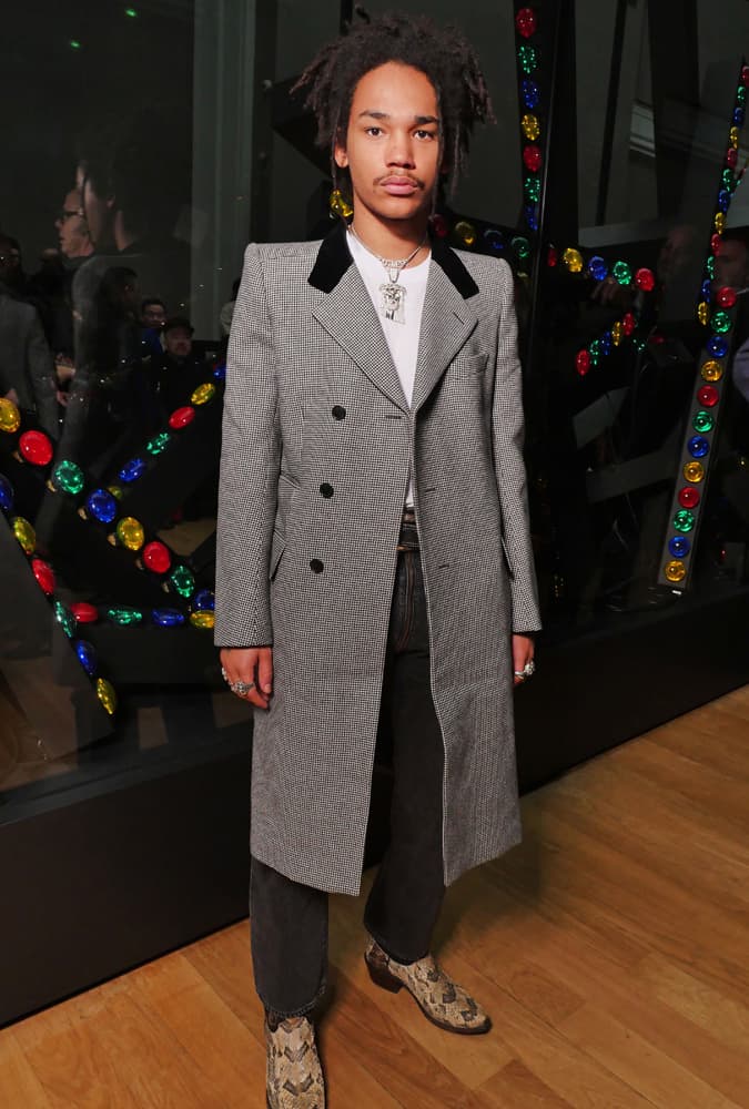 Luka Sabbat At The Dior Homme Show In Paris