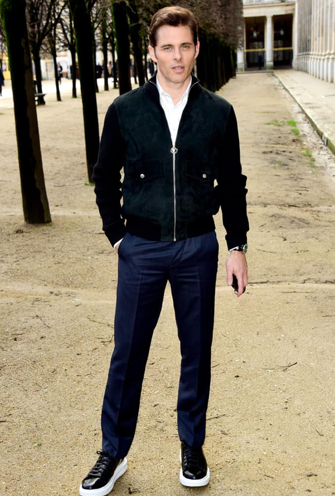 James Marsden At The Louis Vuitton Show In Paris