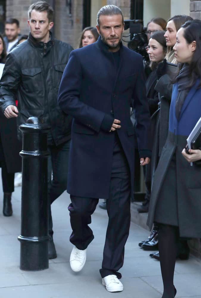 David Beckham At Kent & Curwen