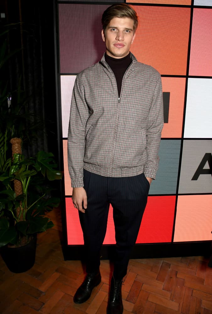 Toby Huntington-Whiteley At London Fashion Week Men's