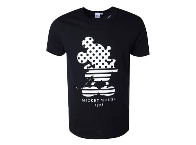 BoohooMan Disney Monochrome Mickey T-Shirt