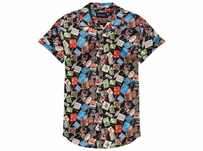 Scotch & Soda Souvenir Printed Hawaii Shirt