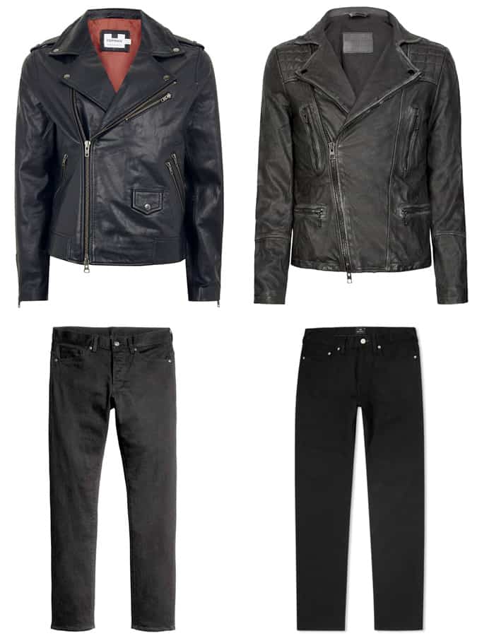 The Best Leather Jackets And Black Jeans For Men