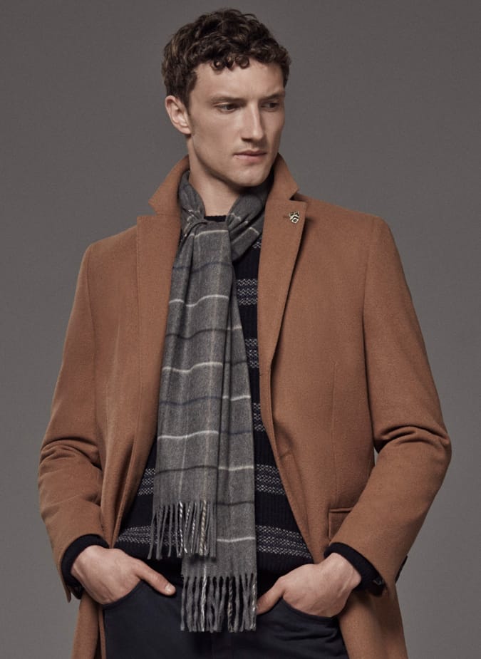 How To Wear A Scarf For Men - The Over Hand Tie