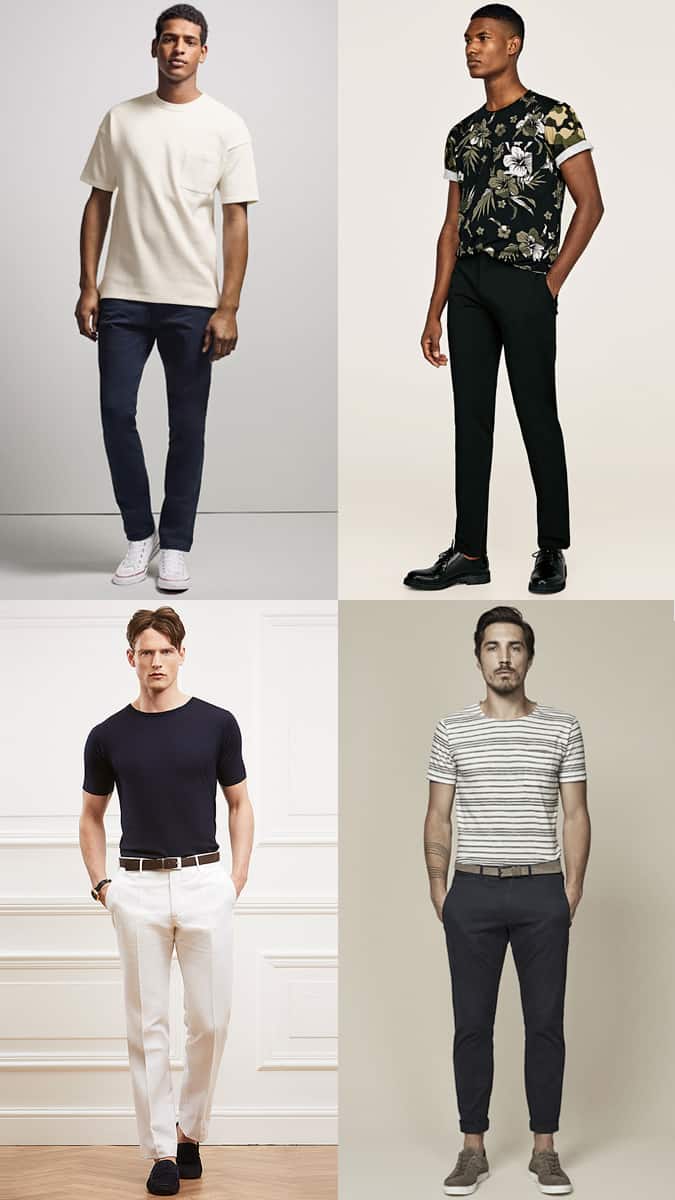 How to wear Plain And Printed T-shirts For Men