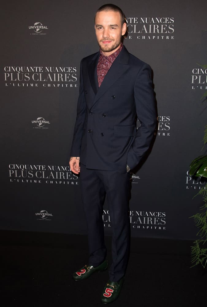 Liam Payne At The Fifty Shades Freed Premiere