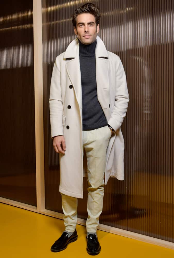 Jon Kortajarena At The Hugo Boss Show In New York