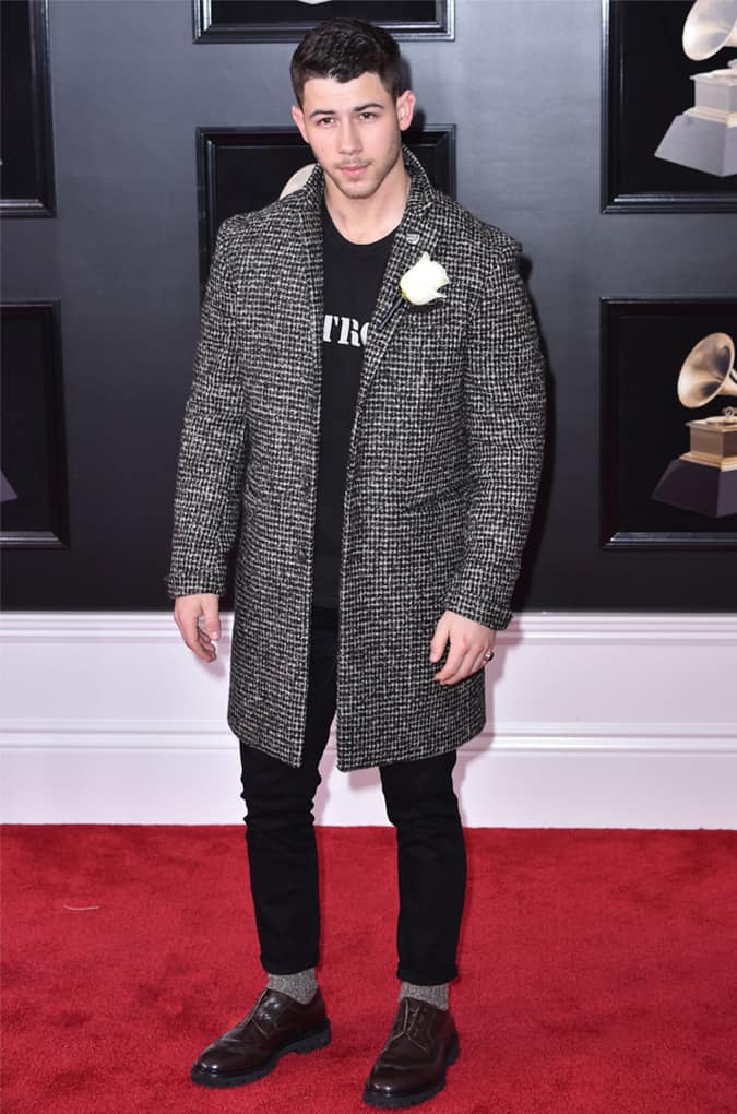Nick Jonas At The 2018 Grammy Awards