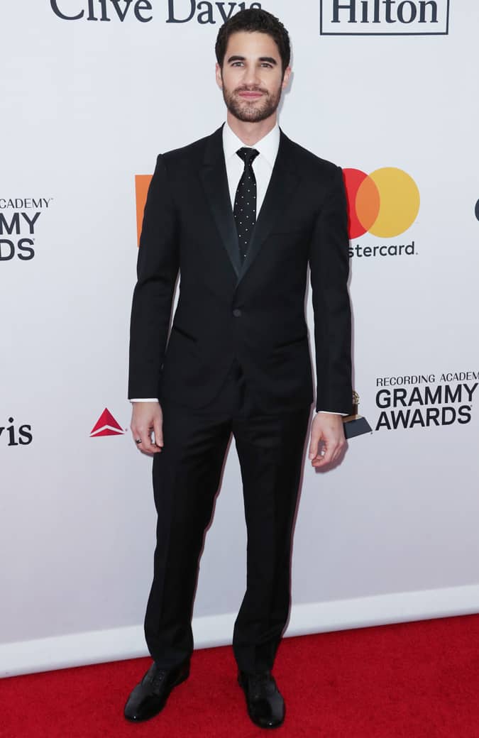 Darren Criss At A Pre-Grammy Awards Gala