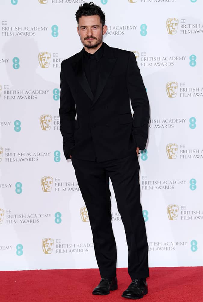 Orlando Bloom at BAFTA Awards, London