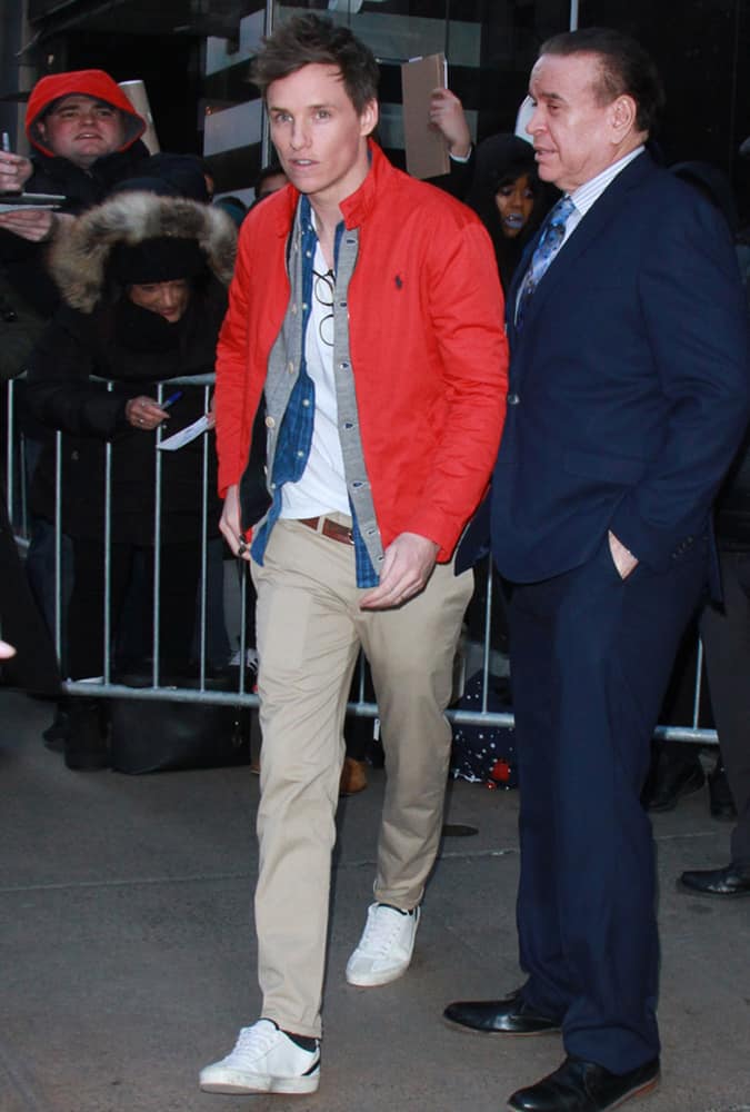 Eddie Redmayne On Good Morning America