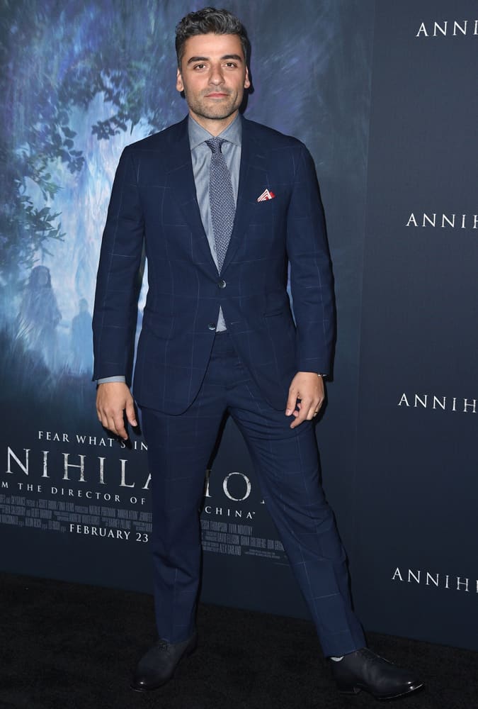 Oscar Isaac At The Premiere Of Annihilation