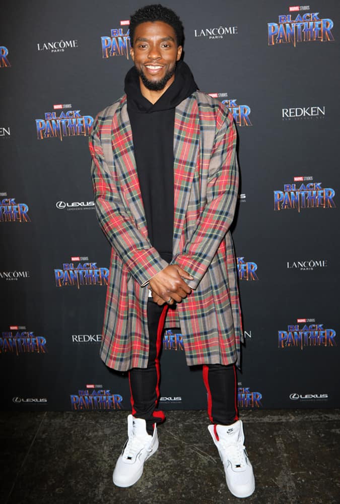 Chadwick Boseman At A Black Panther Event In New York