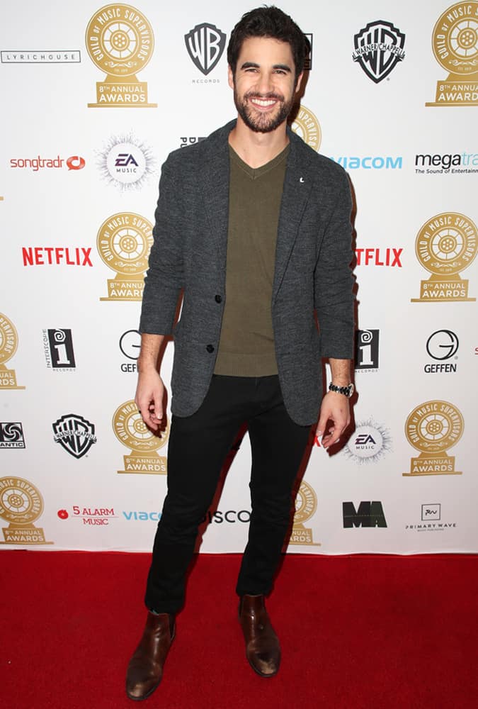 Darren Criss At The Annual Guild of Music Supervisor Awards