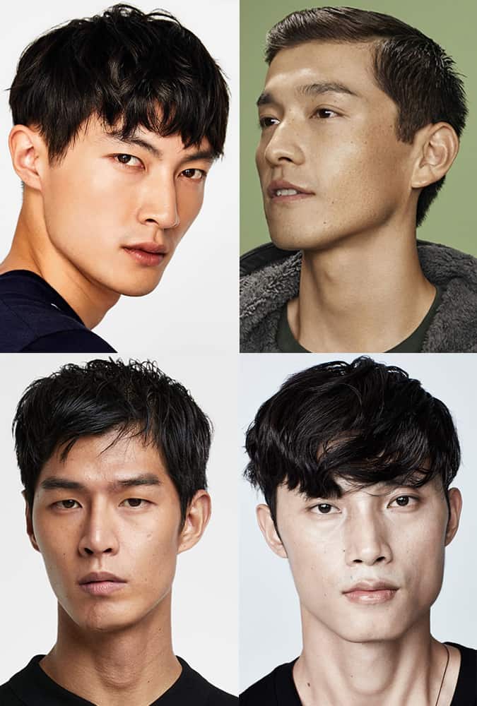 Hairstyles and haircuts for Asian men