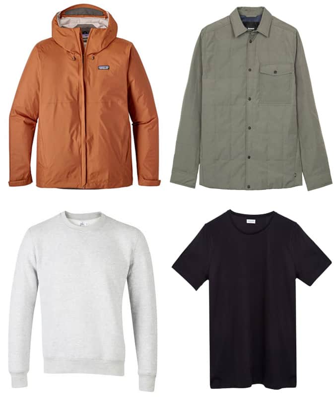 Men's ethical and environmentally friendly clothing