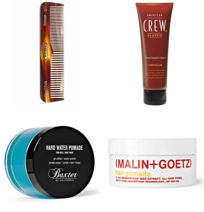 The best men's styling products for slicked back hair
