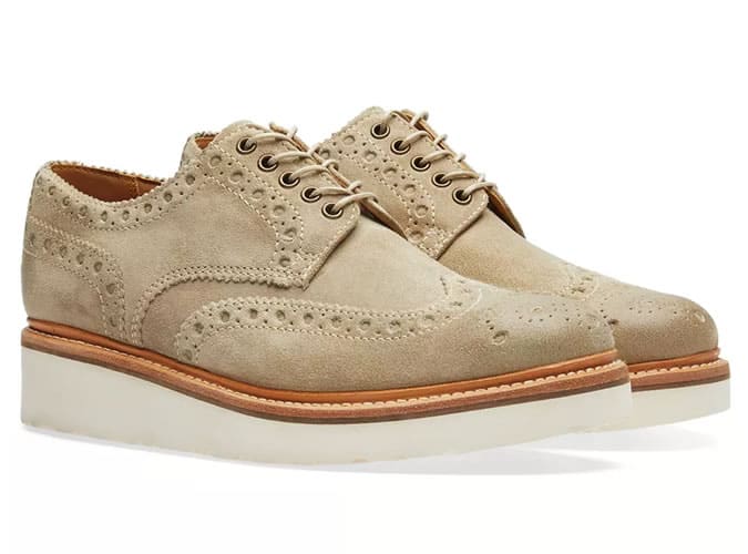 Brogue Wingtips With A Chunky Sole