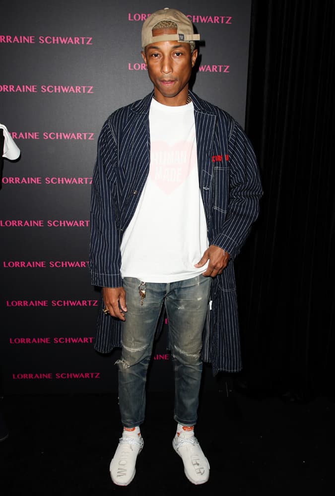Pharrell at The Eye Bangles Launch Los Angeles