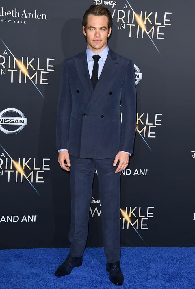 Chris Pine at A Wrinkle In Time Premiere