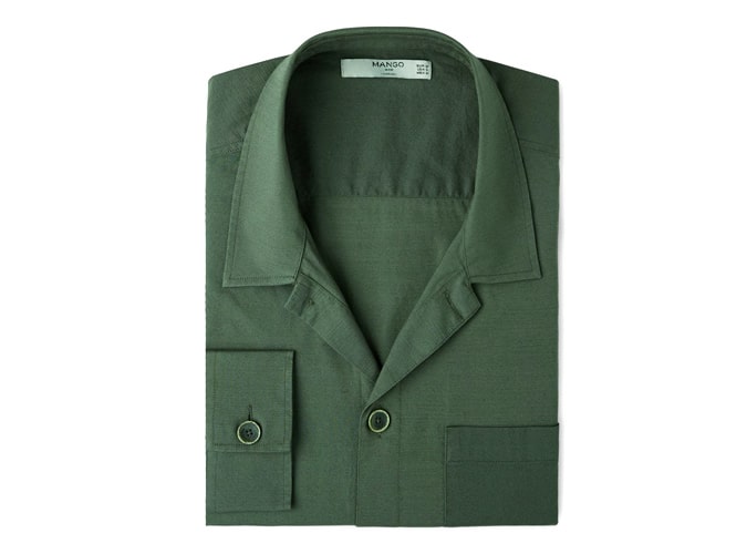 Mango Regular-Fit Camp-Collar Shirt